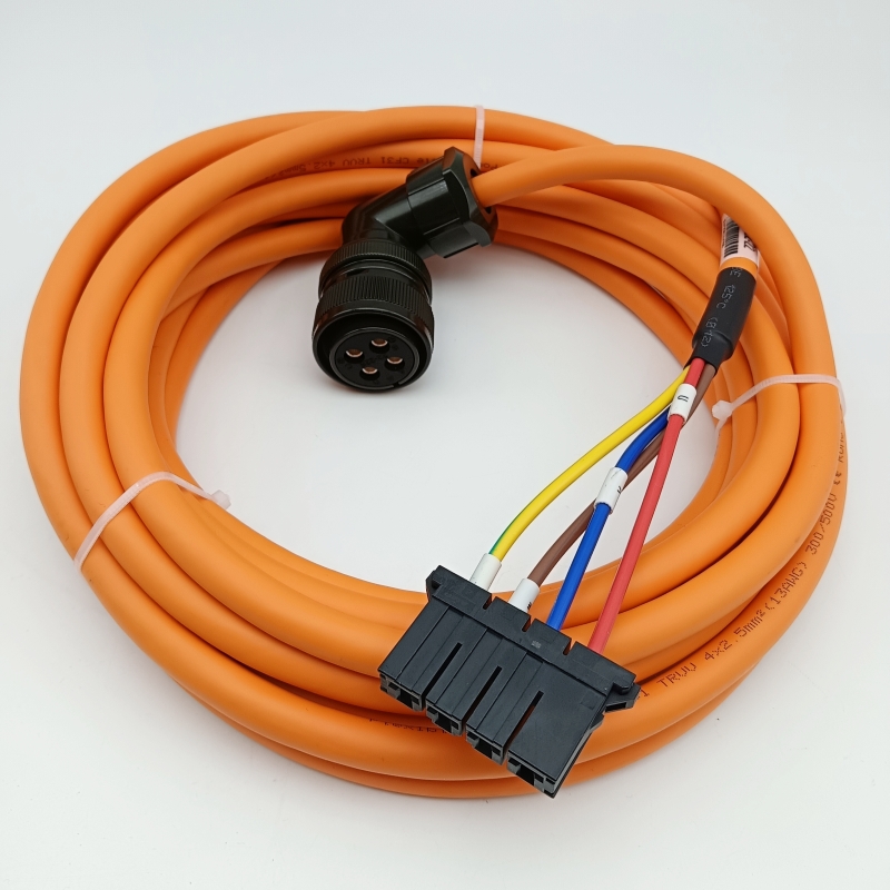 Servo Power Cable High Flexible PWCE 22-22 For Mitsubishi