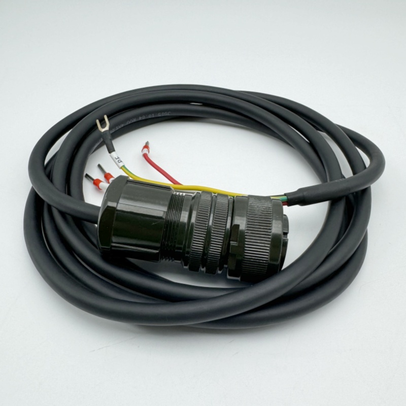 High Flexible Servo Motor Power Cable MR-PWCNS5-5M-L For Mitsubishi